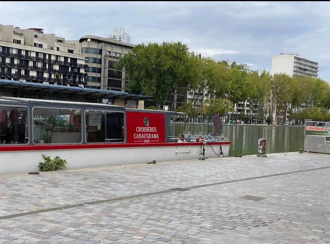 Appartamento Studio Tout Equipe Bassin De La Vilette Centre Parigi